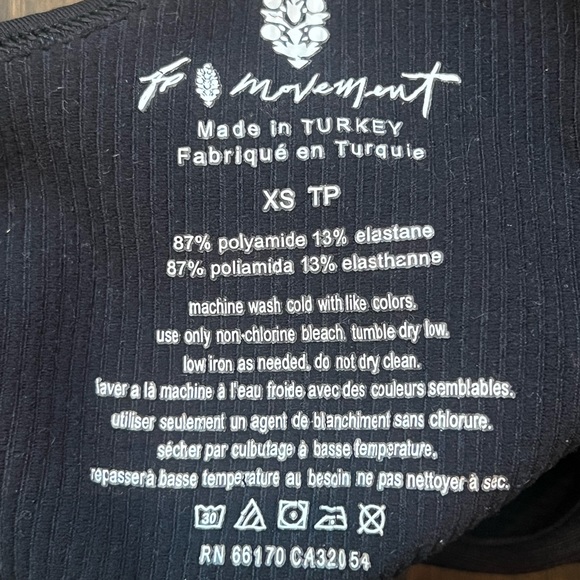 Free People Movement Free Throw Bra size xs GENTLY USED - Picture 3 of 3